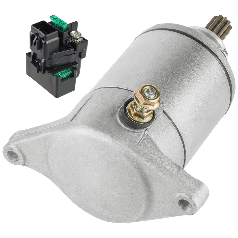 Starter & Relay Solenoid for Suzuki LT-F400 LT-F400F Eiger 2X4 4X4 Man 2002-2007