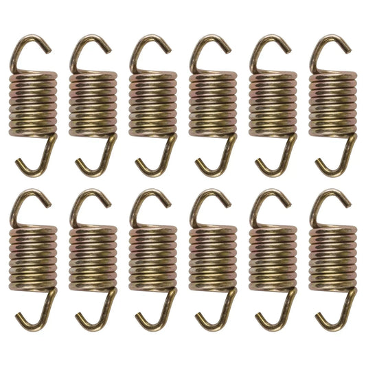 12x Exhaust Muffler Tube Pipe Spring For Polaris 7041687 3081078 7042031