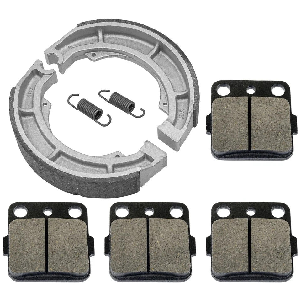 for Yamaha Grizzly 600 YFM600 1998 1999 2000 2001 Front Rear Brake Pads Shoes