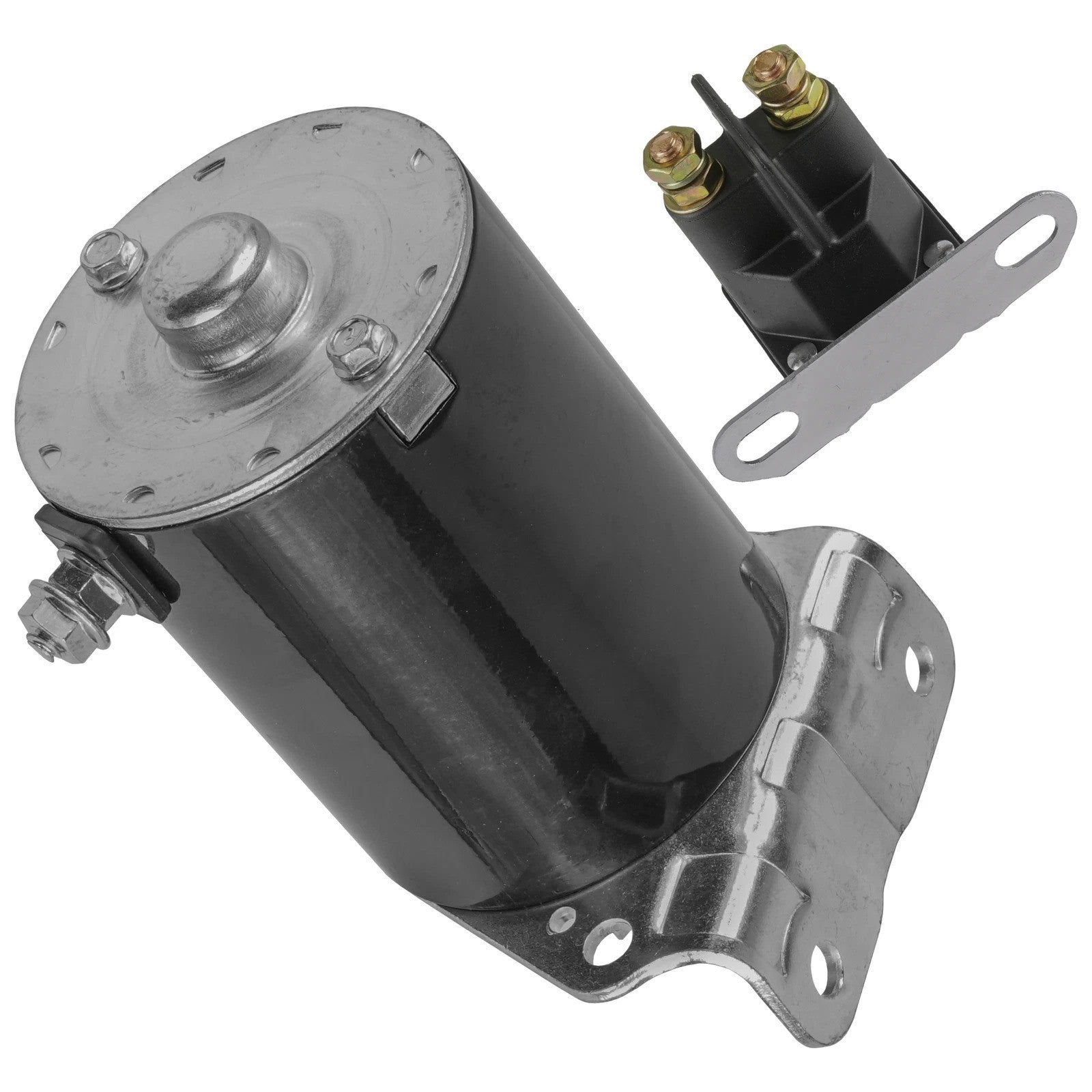Caltric Starter And Relay For John Deere Tractor Lawn L100 D120 D110 D105 D100