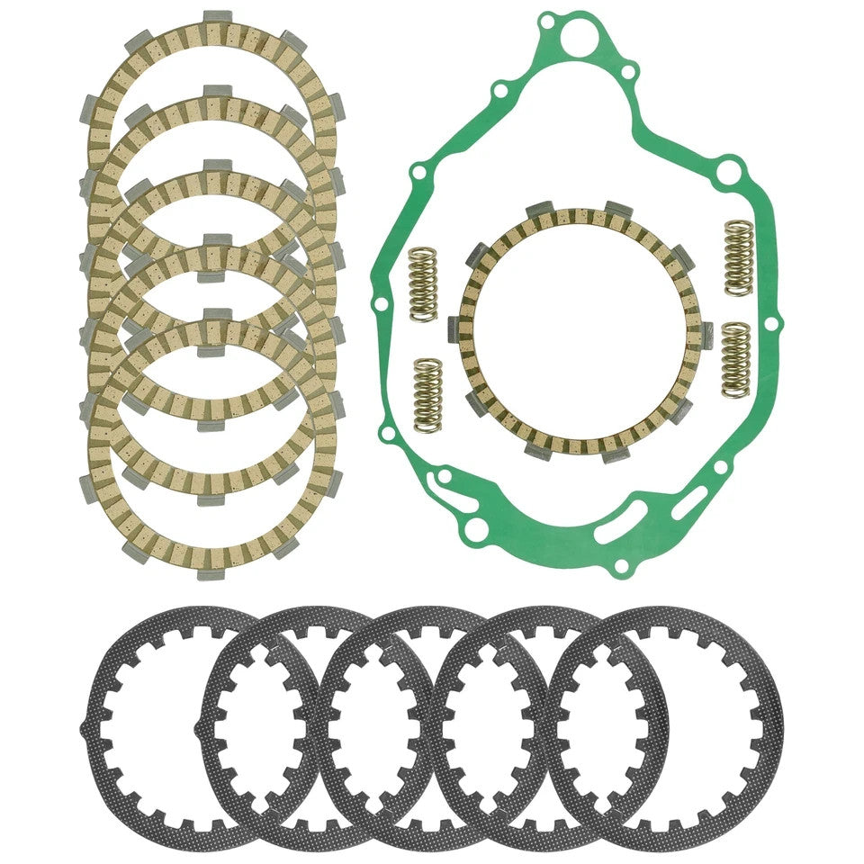 Clutch Friction Steel Plates Gasket Kit for Yamaha Big Wheel 200 BW200 1985-1988
