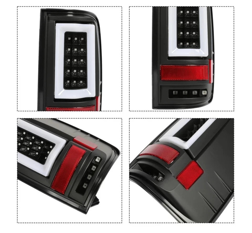 Black Smoked For Ford F150 LOBO 2004-2008 Styleside LED Tail Lights Left+Right