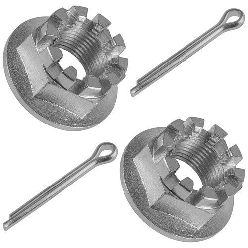 Set of 2 Rear Axle Castle Nuts & Pins for Honda TRX450ER 2006-2009 2012-2013