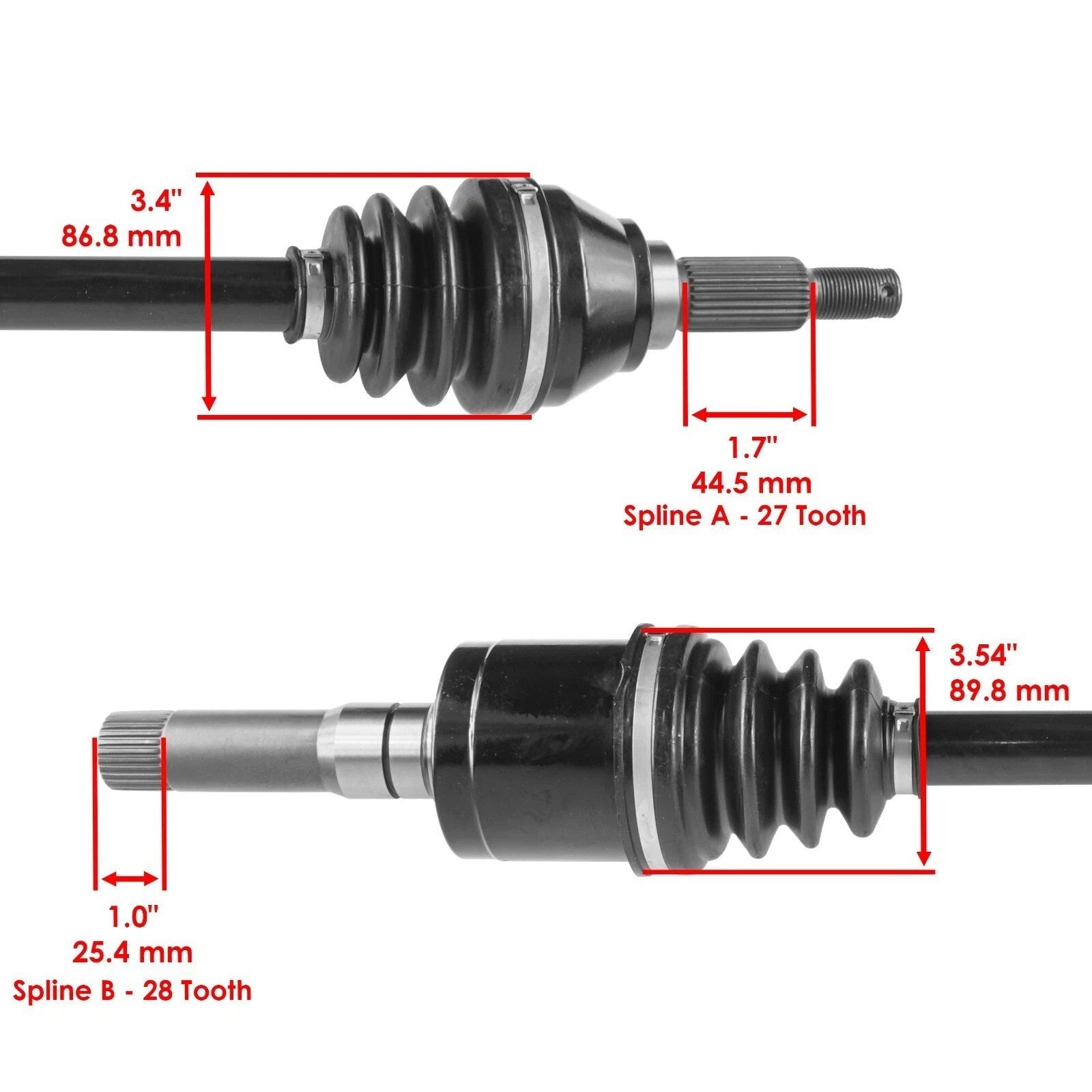 Rear Left Or Right CV Joint Axle For John Deere Gator XUV 620i 850D AM140523