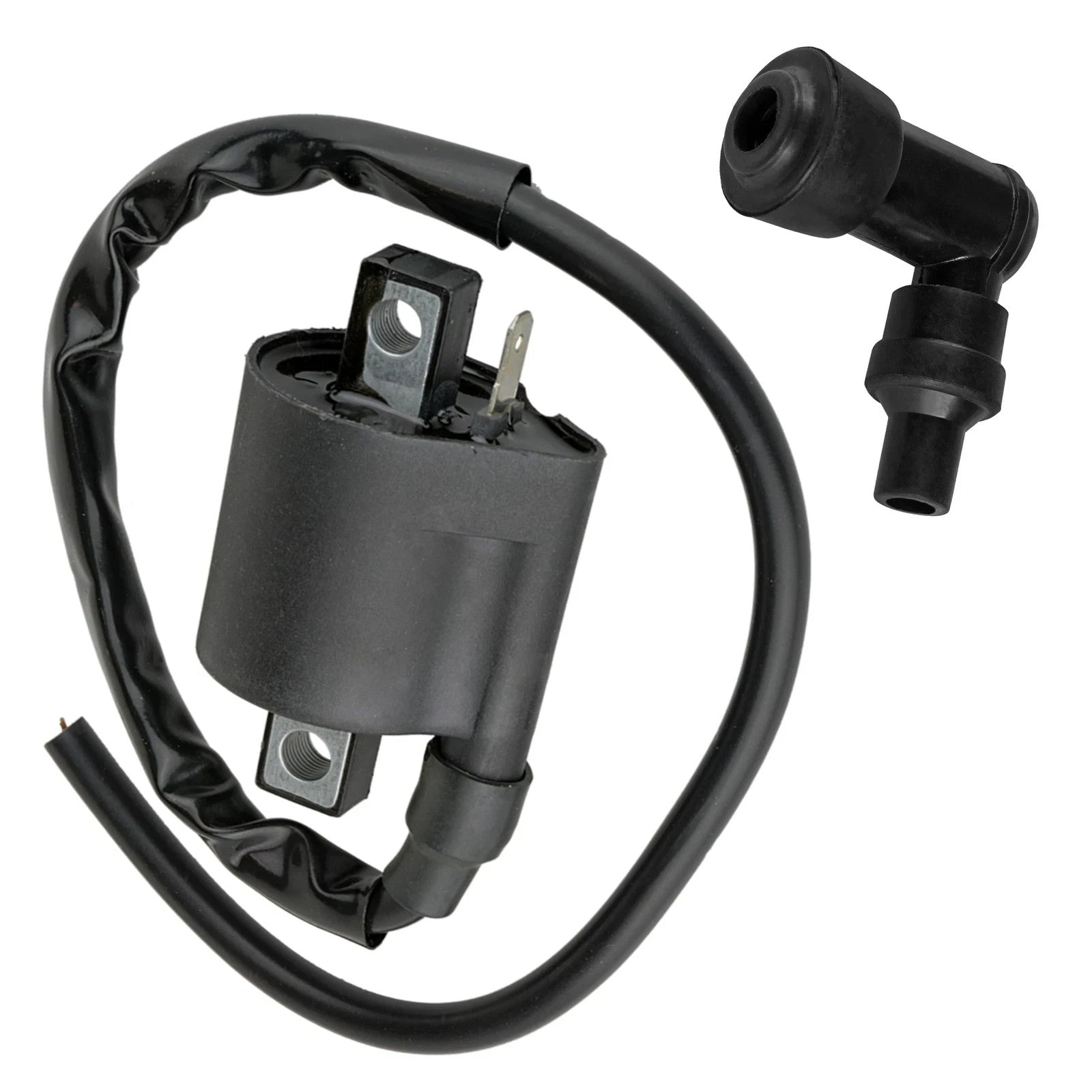 Ignition Coil with Spark Plug Cap for Yamaha TT-R90 TTR90 TTR90E 2000 2001- 2007