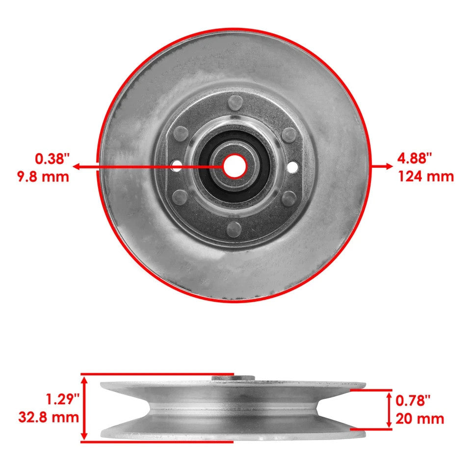 Drive Idler Pulleys for Cub Cadet GT2542 GT2544 GT2550 GT2554 GT2000 GT2042