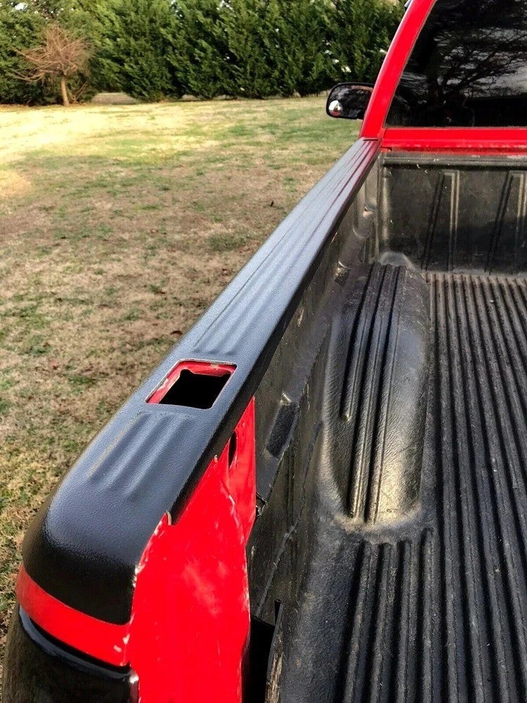 7201151 Truck Bed Rail Caps Cover W/Holes 6.5ft For 99-07 Chevy Silverado Sierra