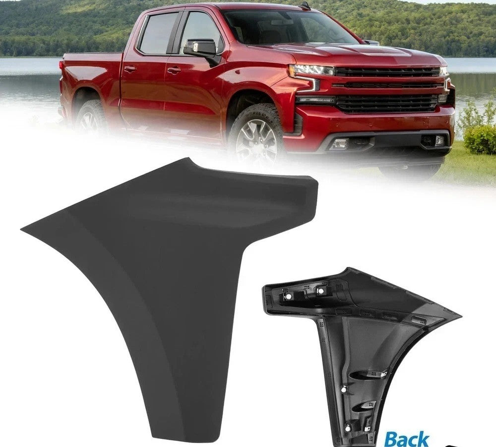 For 2019 2020 2021 2022 Chevy Silverado 1500 Right Bumper End Cap Passenger Side