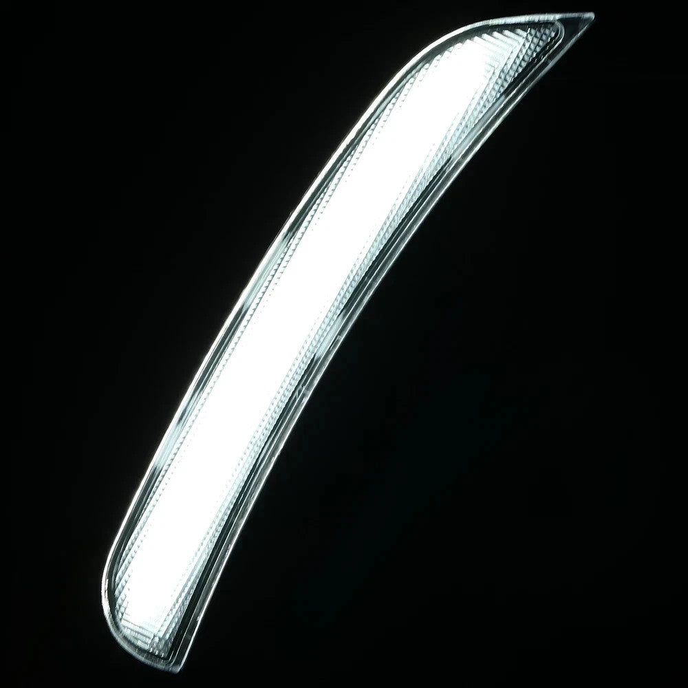 HECASA For Dodge Charger 15-22 Front+Rear Fender Side Marker Light Lamp LED Set