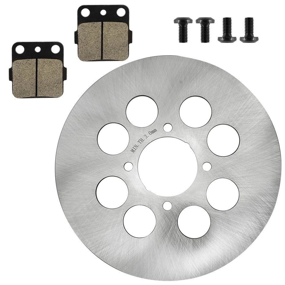 Rear Right Brake Disc with Brake Pads & Bolts for Yamaha Raptor 660R 2001-2005