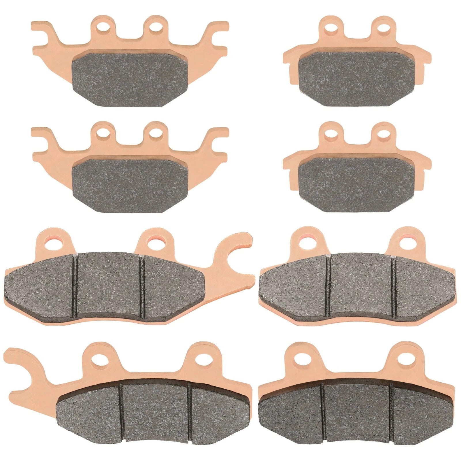 Front and Rear Brake Pads for Kawasaki Mule Pro-Fx Pro-Fxt KAF820 2015-2016