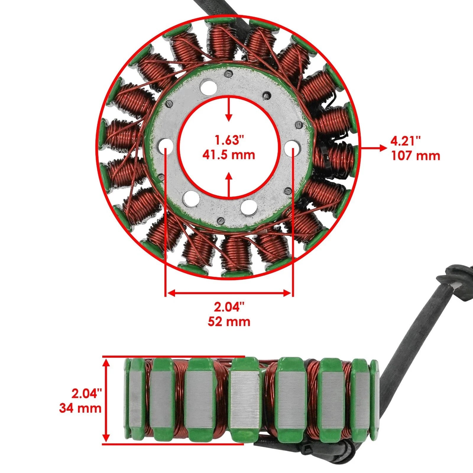 Stator & Crank Sensor for Bombardier Can Am Outlander Max 400 Non-EFI 2004-2008