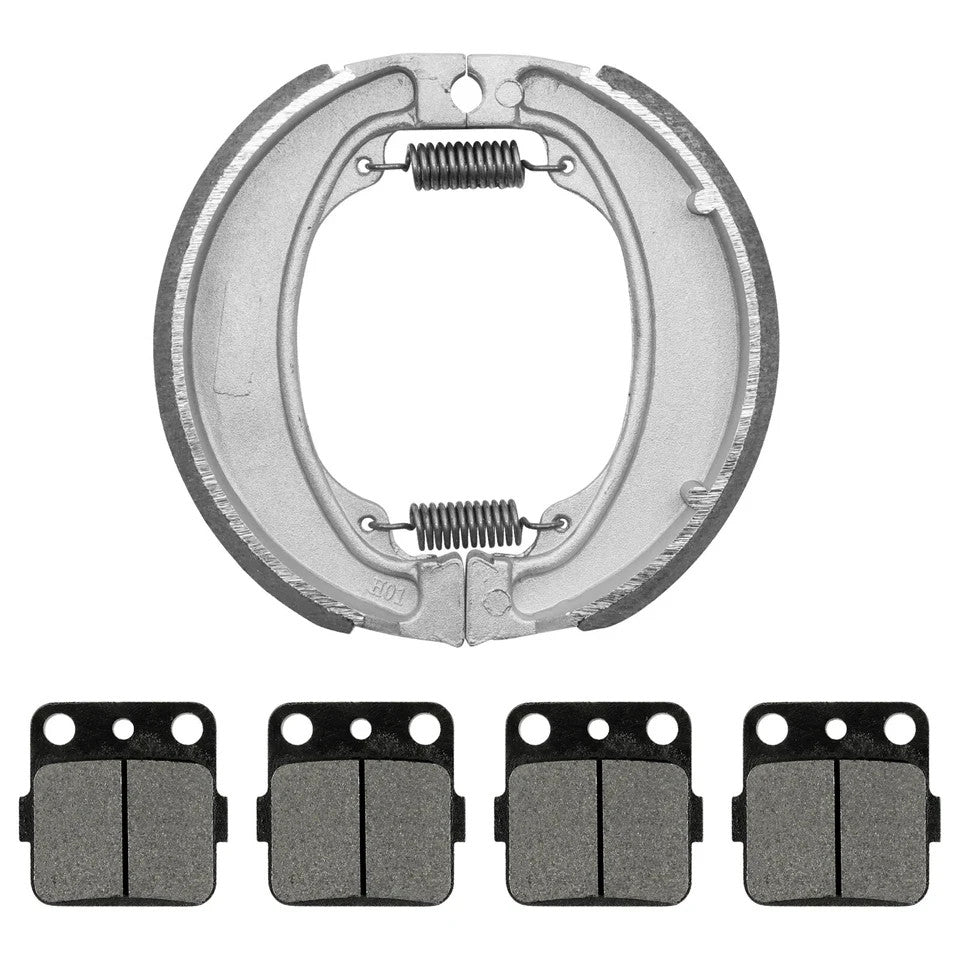for Honda TRX250EX Sportrax 250EX 2001-2008 Front Brake Pads & Rear SHOES