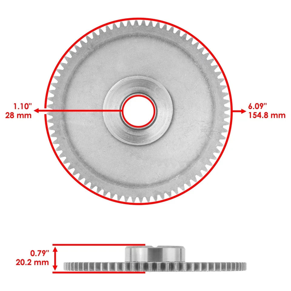 Starter Clutch Torque Idler Gear Gasket For Polaris Ranger Crew XP 900 2015-2019