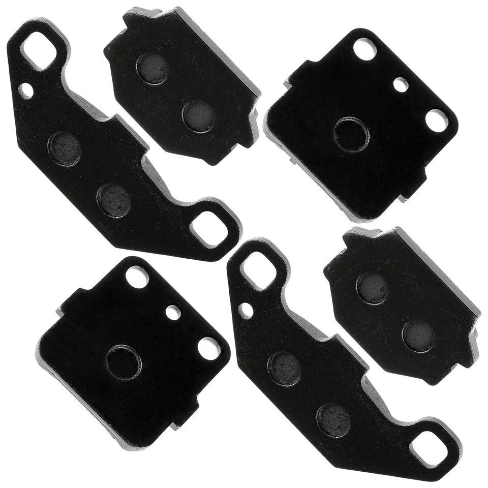 Caltric Front and Rear Brake Pads for Suzuki LT250R Quadracer 250 1985 1986