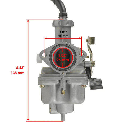 Carburetor w/Throttle Cable for Honda TRX250EX TRX 250Ex Sportrax 250 2001-2005 