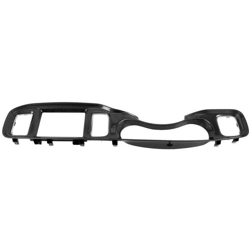FOR 2011-14 DODGE CHARGER INSTRUMENT DASH PANEL CLUSTER BEZEL Carbon Fiber Style