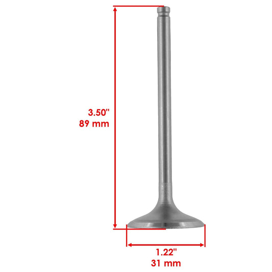 Caltric Intake Valve for Honda TRX250TM Recon 250 2X4 2002-2025