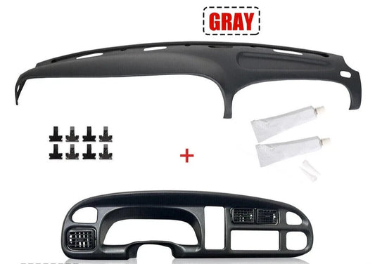 For 98-02 Dodge Ram 1500/2500/3500 Pickup Dashboard Dash Bezel & Dash Cover
