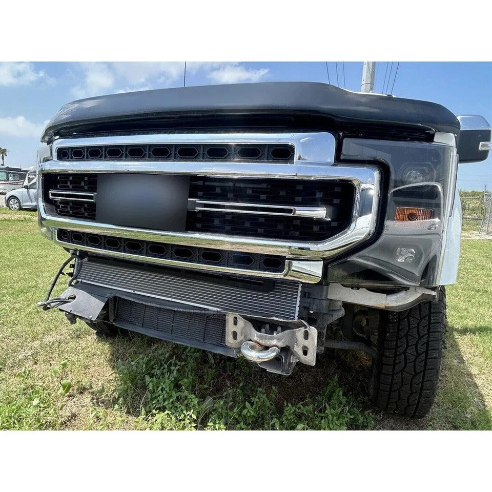 For Ford F-250 F-350 Super Duty 2020 2021 2022 Chrome Front Upper Bumper Grille