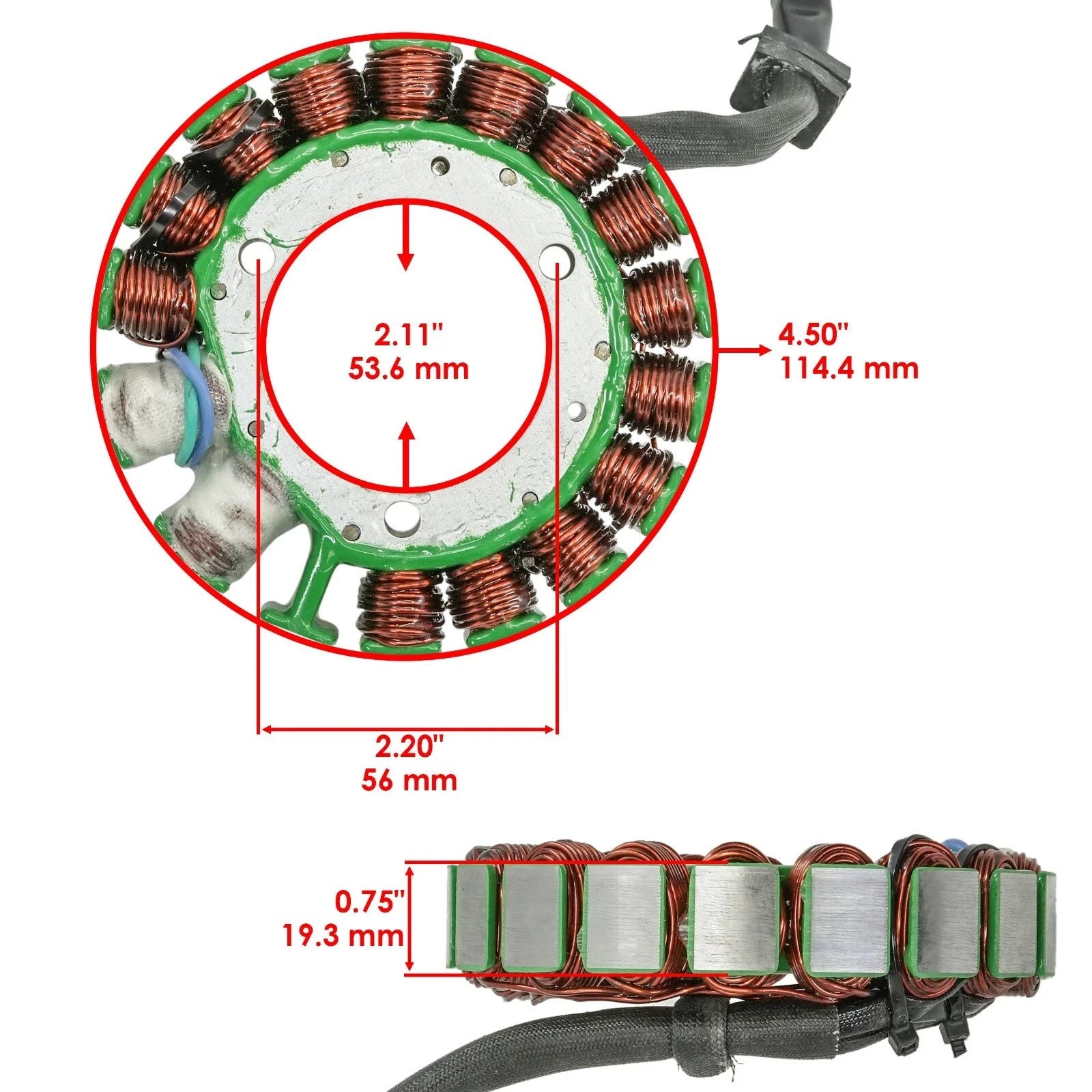 Stator & Regulator Rectifier for Kawasaki KLR650 Kl650A 1987-2007