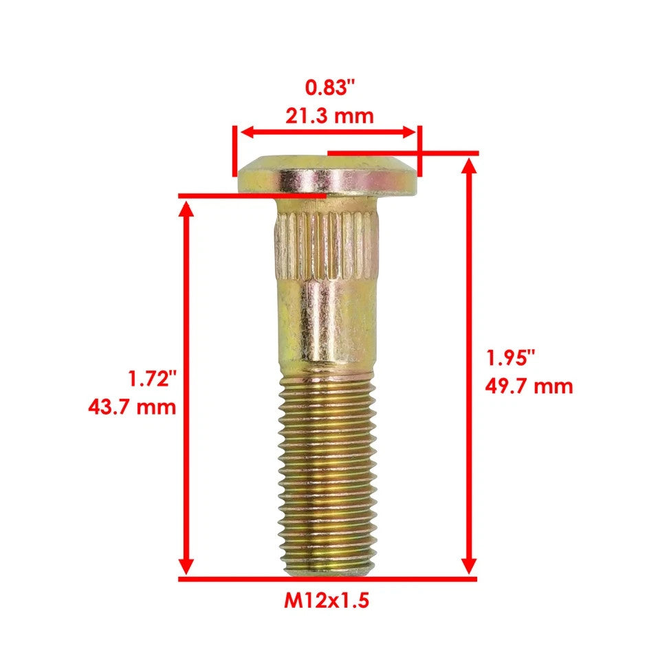 250300625 Wheel Hub Stud For Can-Am CanAm Maverick X3 Max R 17-25 X3 900 HO 2018