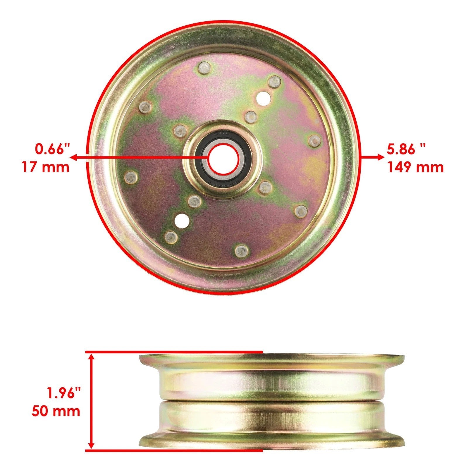 Idler Pulley For Husqvarna MTD 539132728 589766101 539112196 539131148 589766102