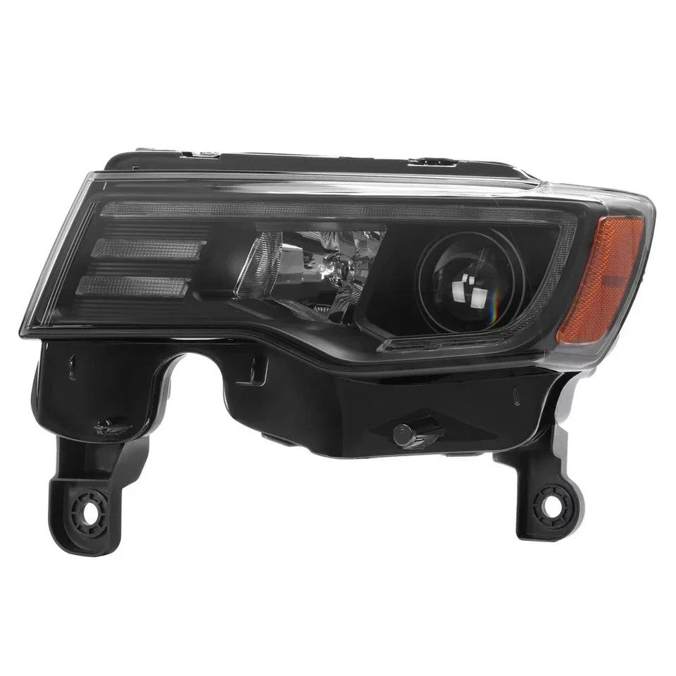 For 2017-2022 Jeep Grand Cherokee Halogen Upgrade LED Tube Projector Headlights