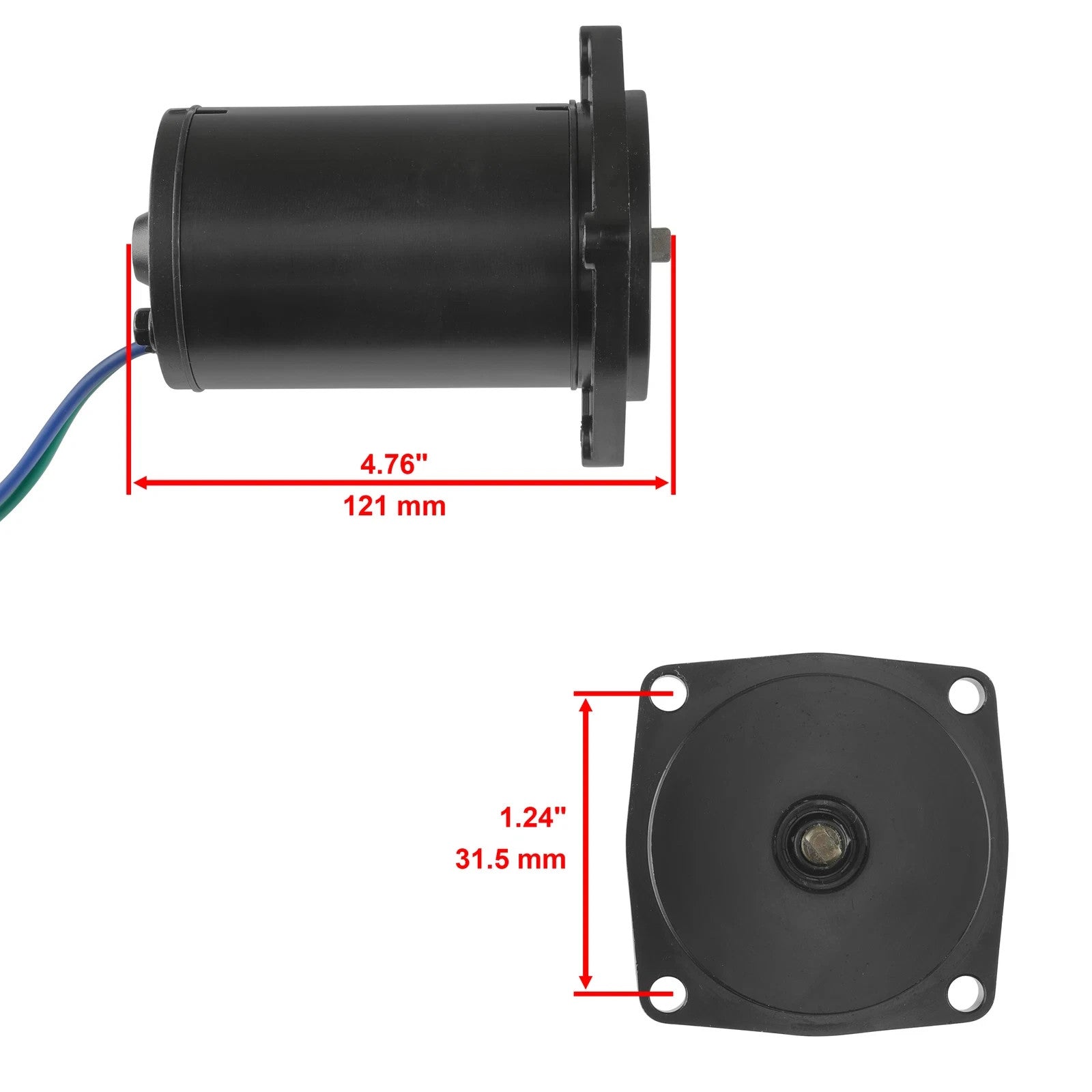 Tilt Trim Motor for OMC Evinrude Johnson 40Hp 50Hp 60Hp 2004-2009 / 25Hp 2009