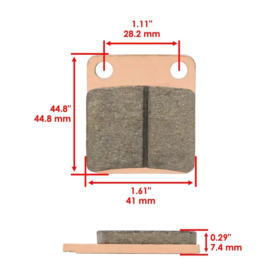 Brake Pads for Suzuki 500 LTA500 LT-A500 Vinson Front Rear Brakes 2003-2007