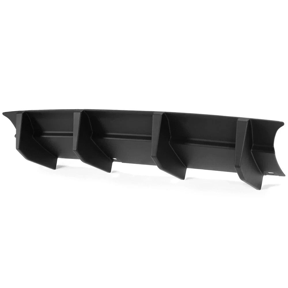 For 15-23 Dodge Challenger GT SXT Rear Bumper Lip Diffuser Shark Fin Matte Black