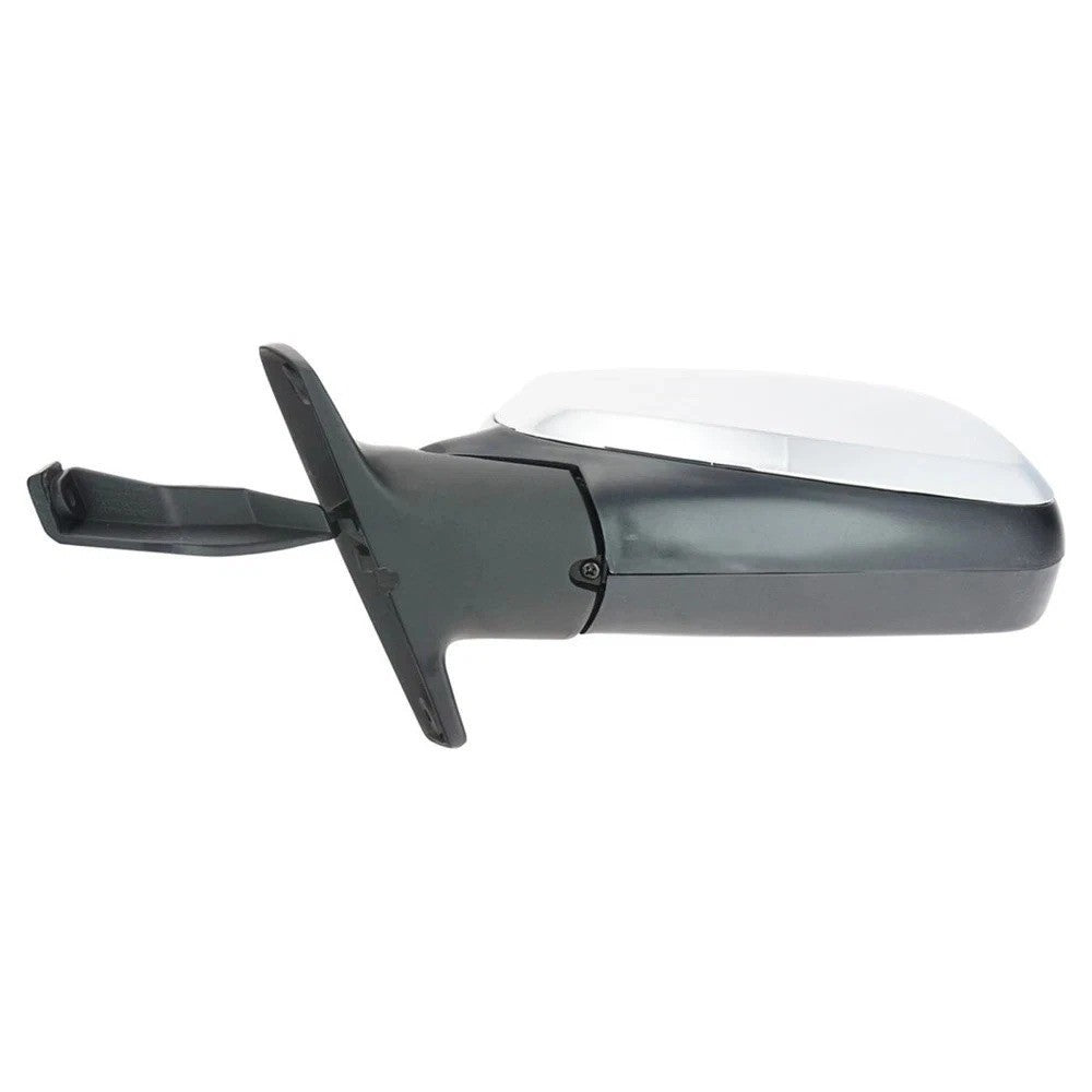 Manual Side View Mirrors Chrome & Black Left & Right Pair Set for F-Series Truck