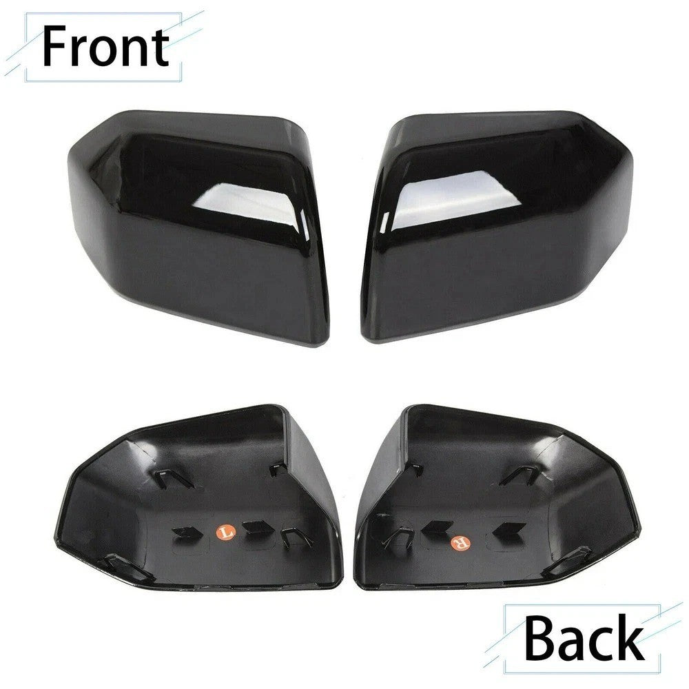 Gloss Black Top Half Mirror Covers For 2015 2016 2017 2018 2019 2020 Ford F150