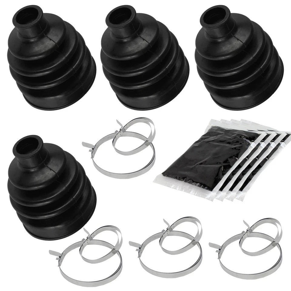 2 Rear Axle LH and RH Inner CV Boot Kit for Yamaha Kodiak 700 YFM700 2016-2020