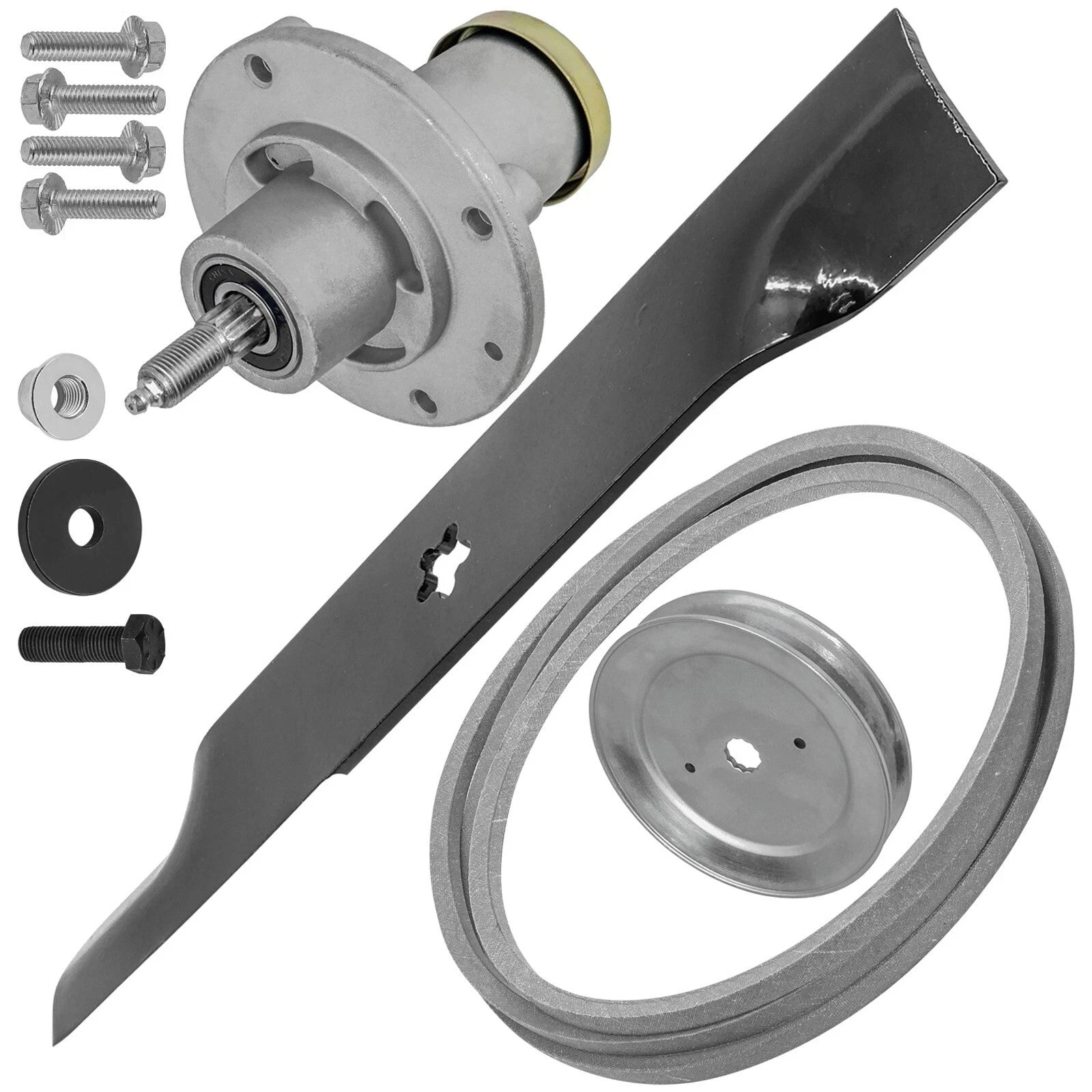 48" Deck Spindle Belt Blade Pulley For Husqvarna Z248F 539112170 539113425
