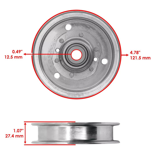 Caltric 033-6001-00 30224 280-850 Deck Pulley for Toro Bad Boy Dixie Chopper