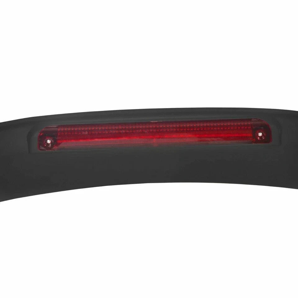Matte Black Rear Trunk  Spoiler Wing w/LED For Honda Civic Sedan 2012-2015 2013