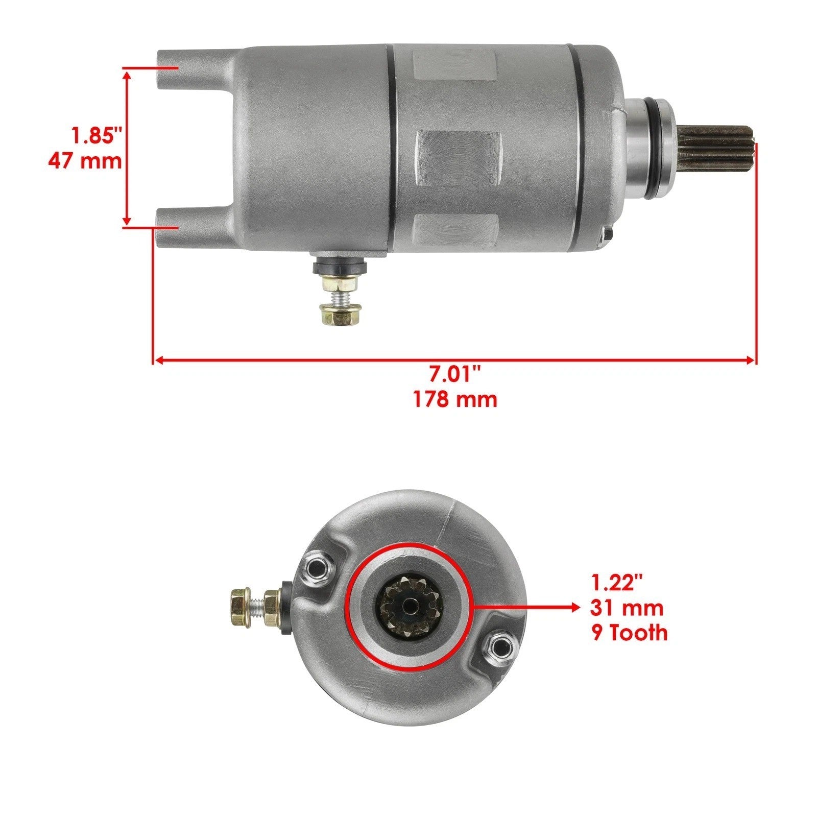 Starter for Yamaha Moto-4 200 225 Moto 4 1983 1984 1985 1986 1987-1990 New