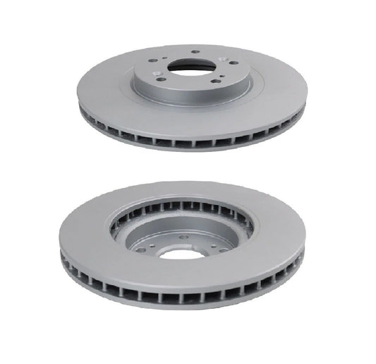 Front Brake Pad & Rotor Kit Ceramic Premium G-Coated Fits Acura Honda