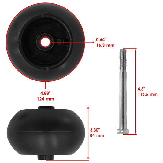 Deck Wheel for Gravely PM144 PM148 PM152 PM160 44" 48" 52" 60" / PM34 PM44 34"