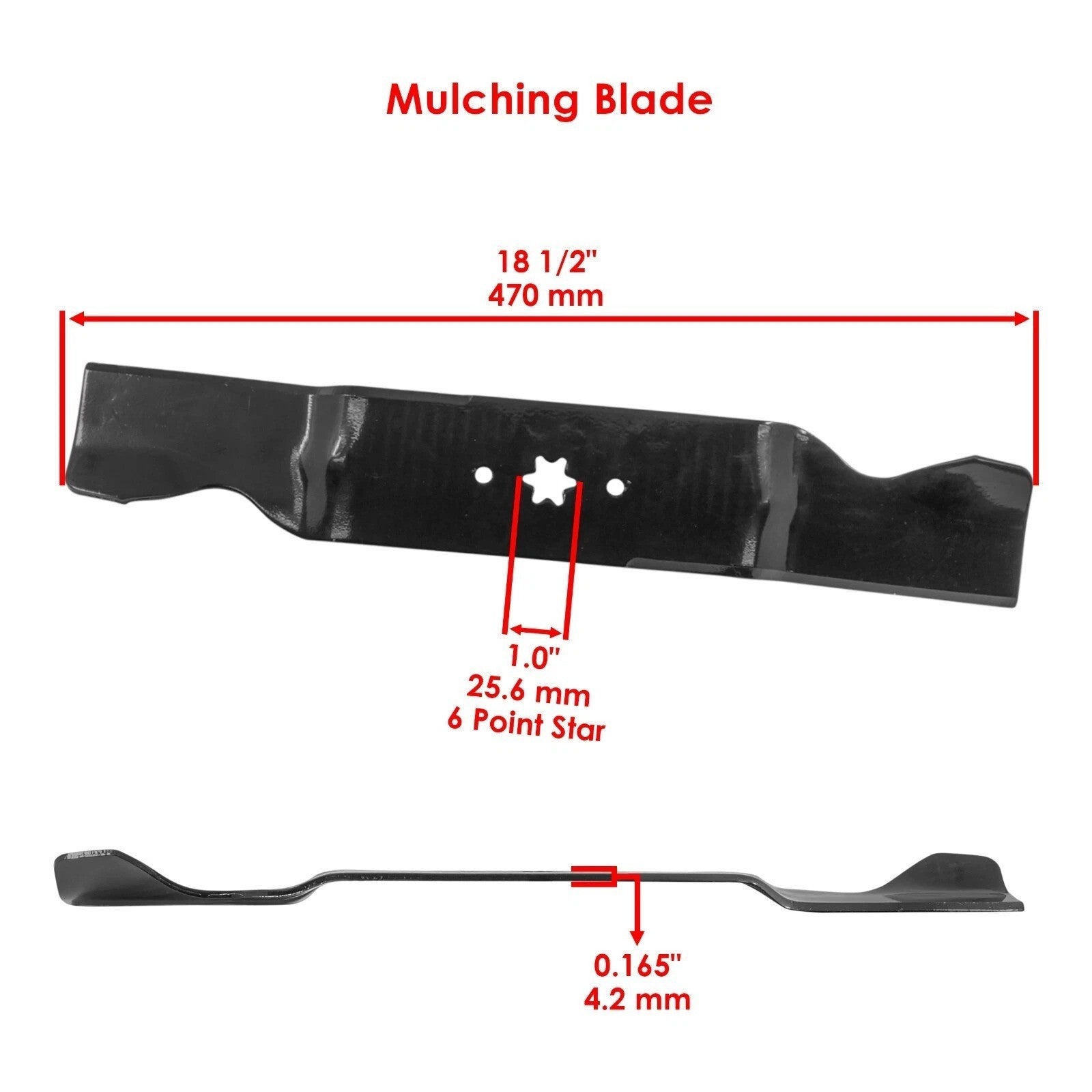 3 Blade For MTD Cub Cadet 942-0677B 1120931 98024 335855 302448 785720 98672
