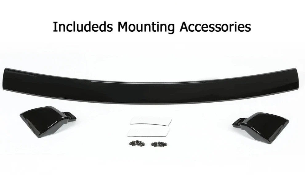 HECASA Glossy Black For 02-07 Subaru Impreza WRX STI Rear Window Roof Spoiler