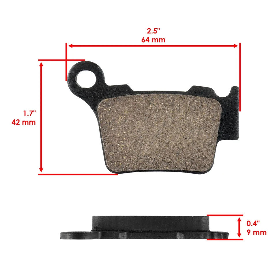 Front Rear Brake Pads for Husqvarna TE510 2005 2006 2007 2008 2009 2010