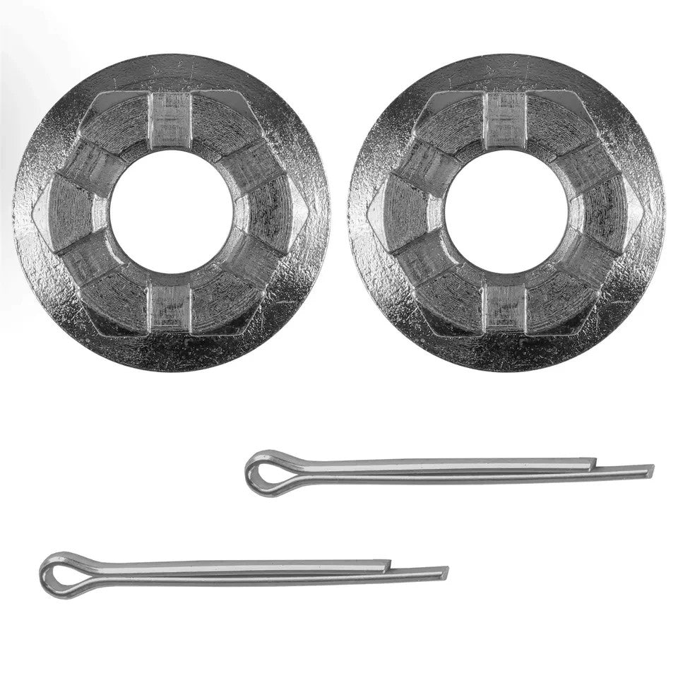 2x Rear Axle Nut w/Pin Honda Sportrax TRX90 2001-05 /TRX90EX 08 / TRX90X 2009-22