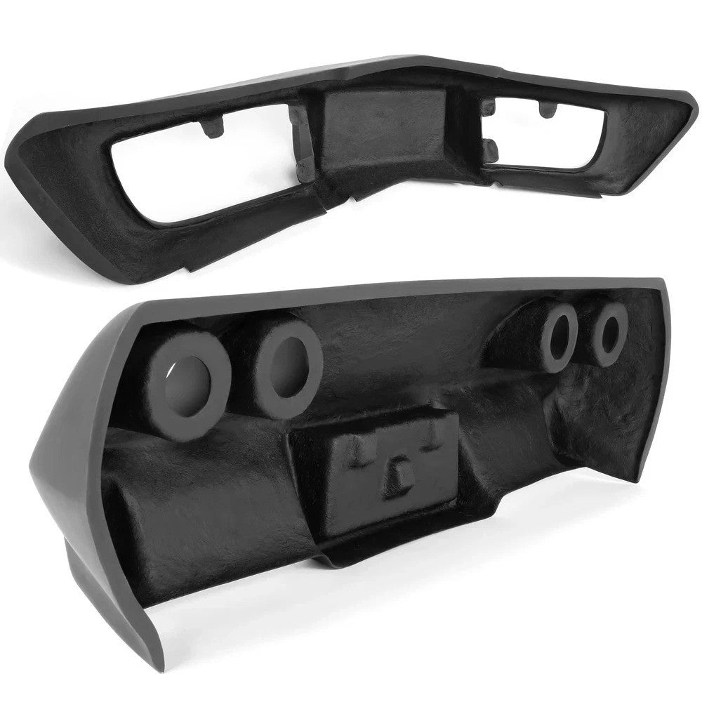 For Chevrolet Corvette Primer Black 75-79 Front & Rear Bumper Fiberglass Painted