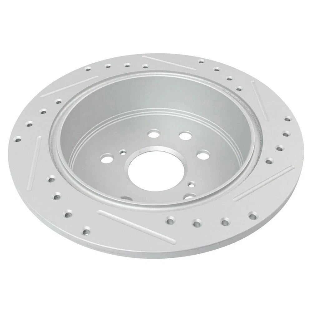 Rear Performance Brake Rotor Drilled Slotted Ceramic Pad Kit for IS250