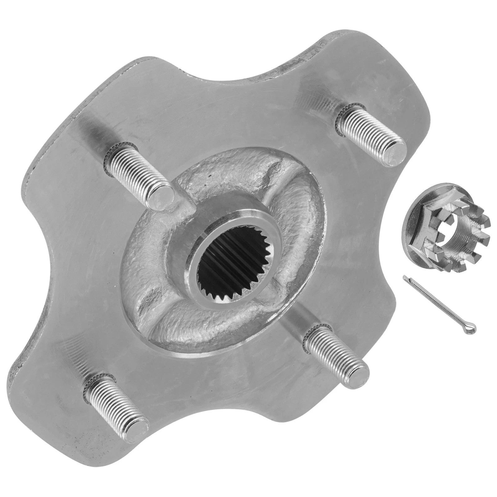 Rear Axle Wheel Hub W/Nut For Honda TRX420 FE TRX420FM Rancher 420 4X4 2007-2013