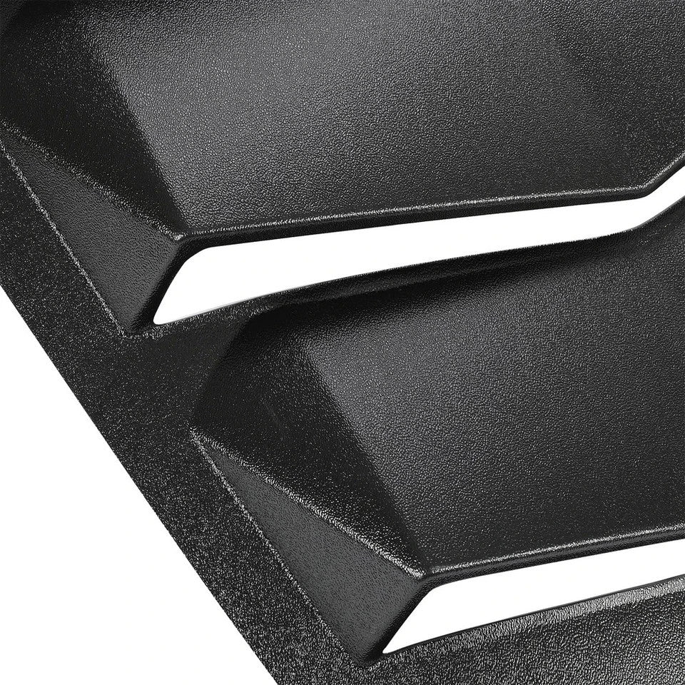 HECASA Rear Window Louver Sun Shade Cover For 14-19 Corvette C7 Coupe ABS Black
