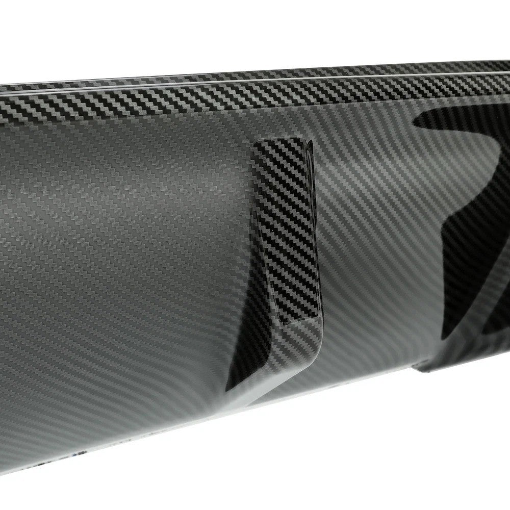 Rear Bumper Lip Diffuser For 2014-2017 Infiniti Q50 Wing Carbon Fiber Style