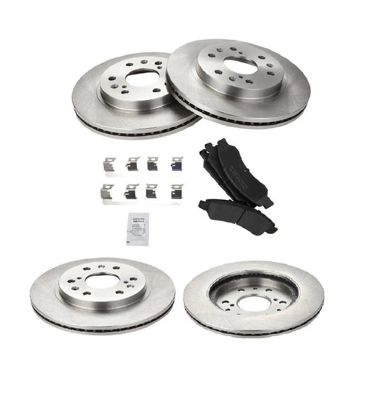 Front Premium Posi Semi Metallic Brake Pads & Rotors Kit for GM Truck